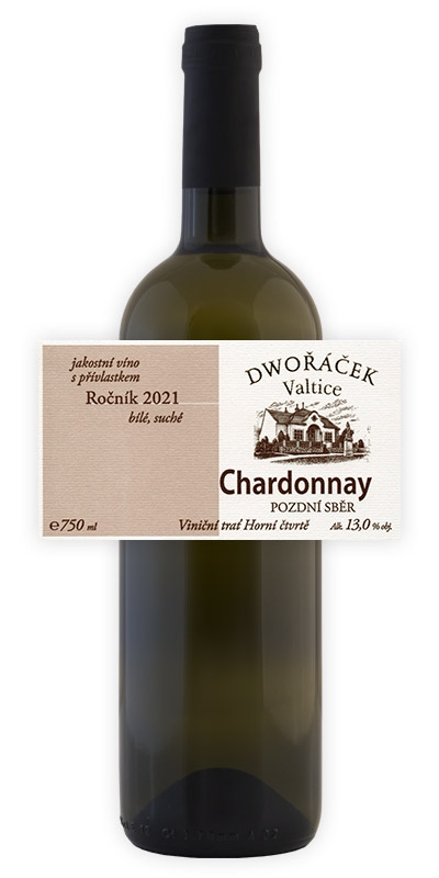 Chardonnay 2021 pozdní sběr