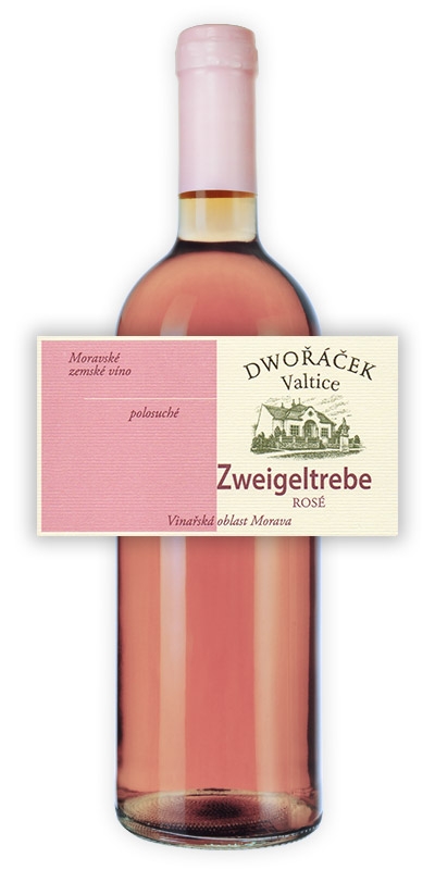  Vinařství Dwořáček - Zweigeltrebe - rosé - Růžová vína